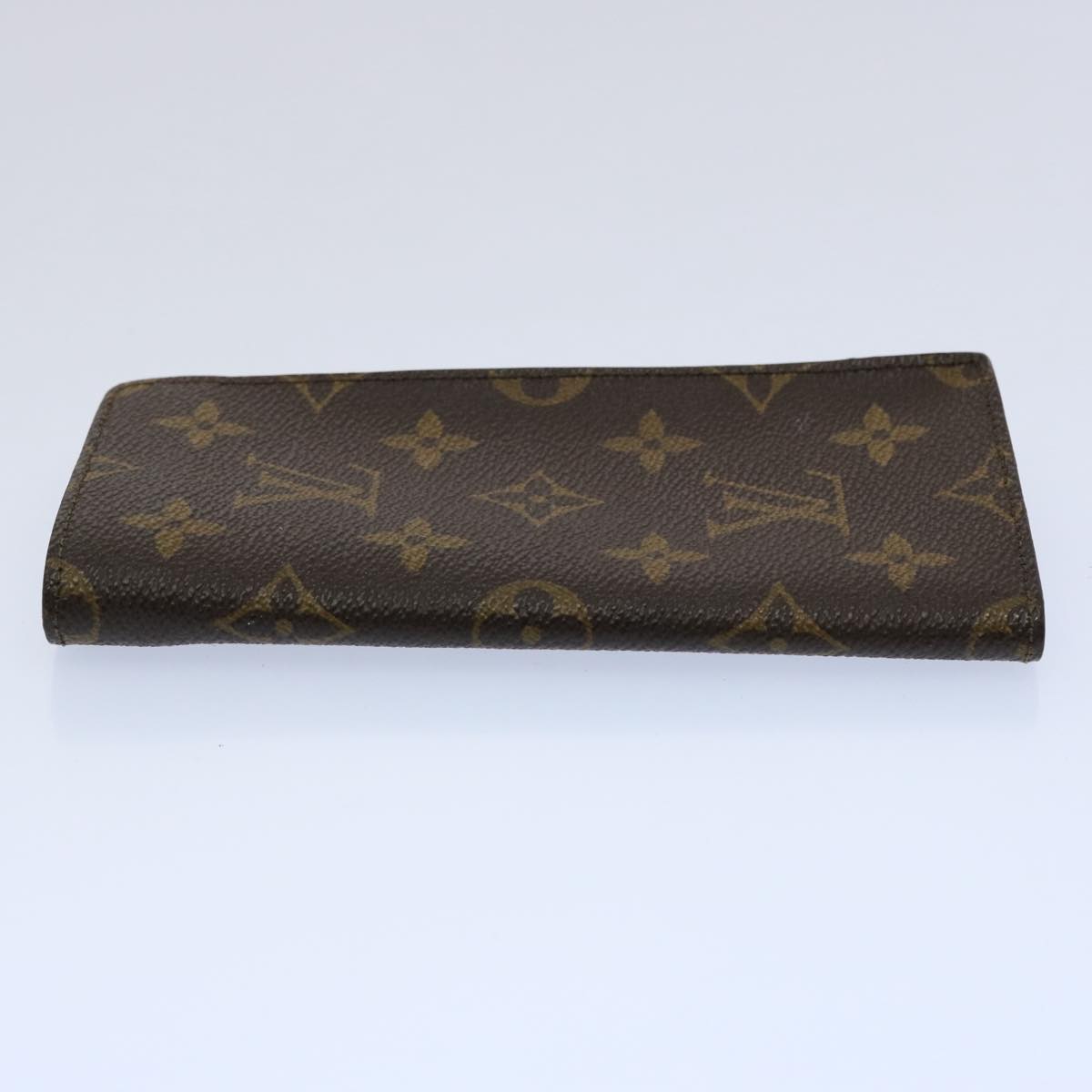 LOUIS VUITTON Monogram Etui Lunettes Simple Glasses Case M62962 LV 61714