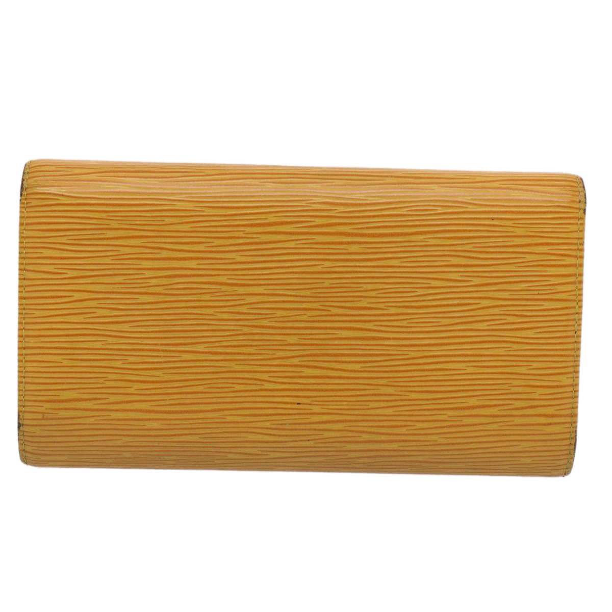 LOUIS VUITTON Epi Porte Tresor International Wallet Yellow M63389 LV 61715