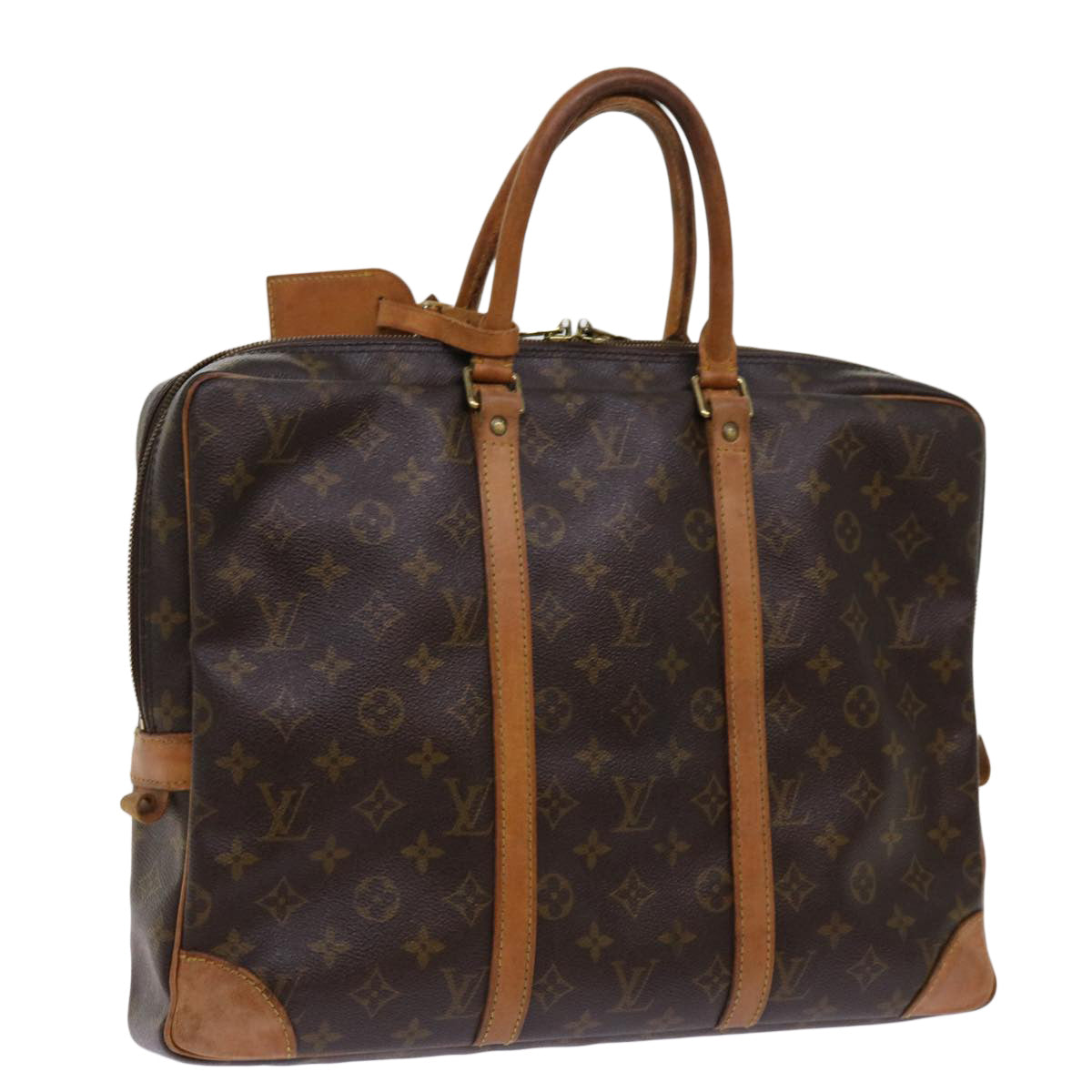 LOUIS VUITTON Monogram Porte Documents Voyage Business Bag M53361 LV 61722