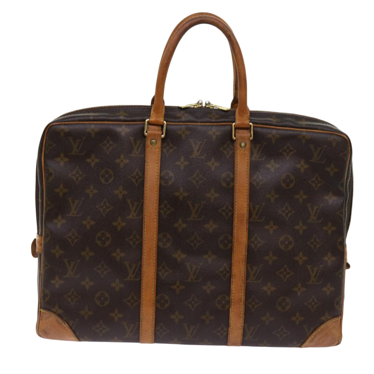 LOUIS VUITTON Monogram Porte Documents Voyage Business Bag M53361 LV 61722