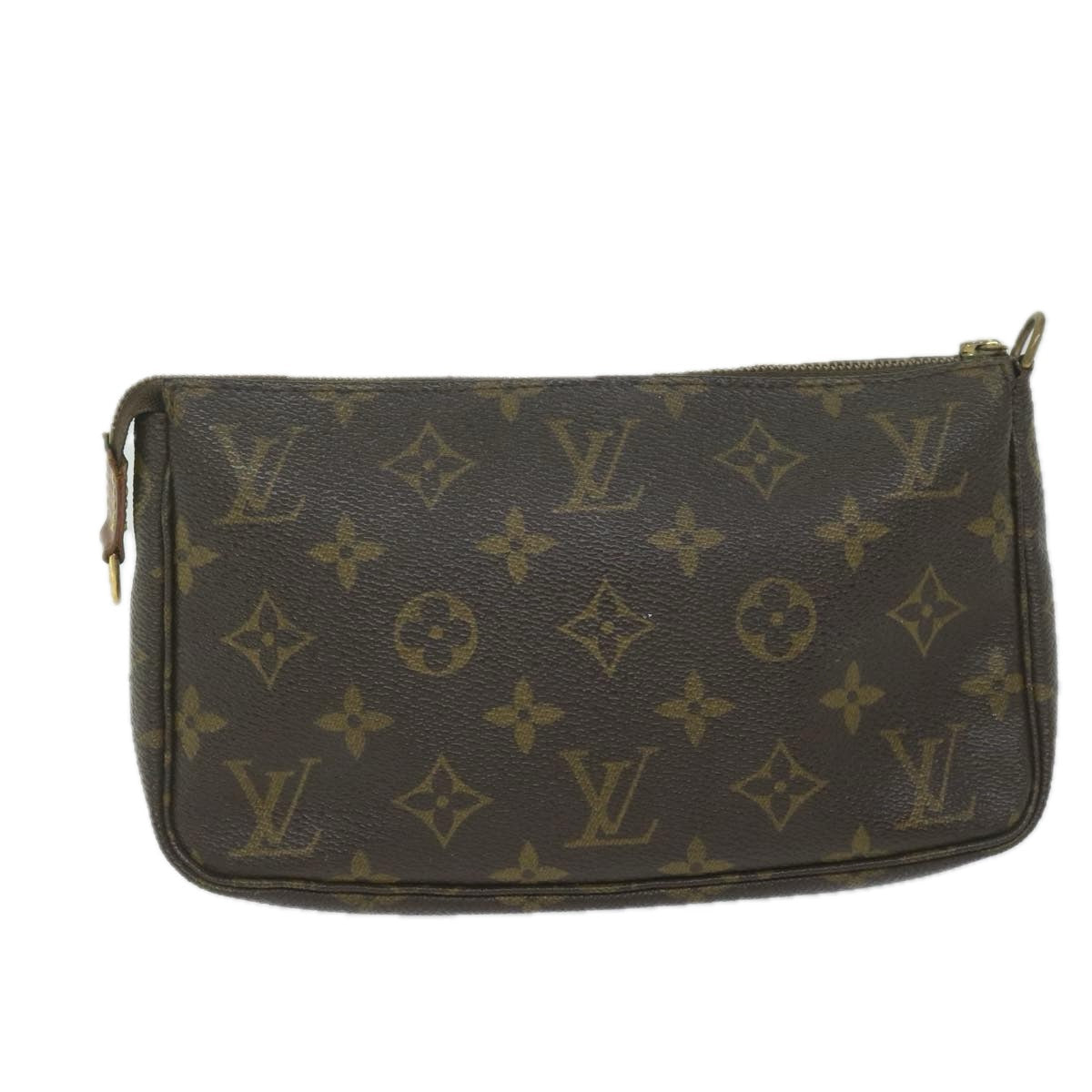 LOUIS VUITTON Monogram Pochette Accessoires Pouch M51980 LV 61735