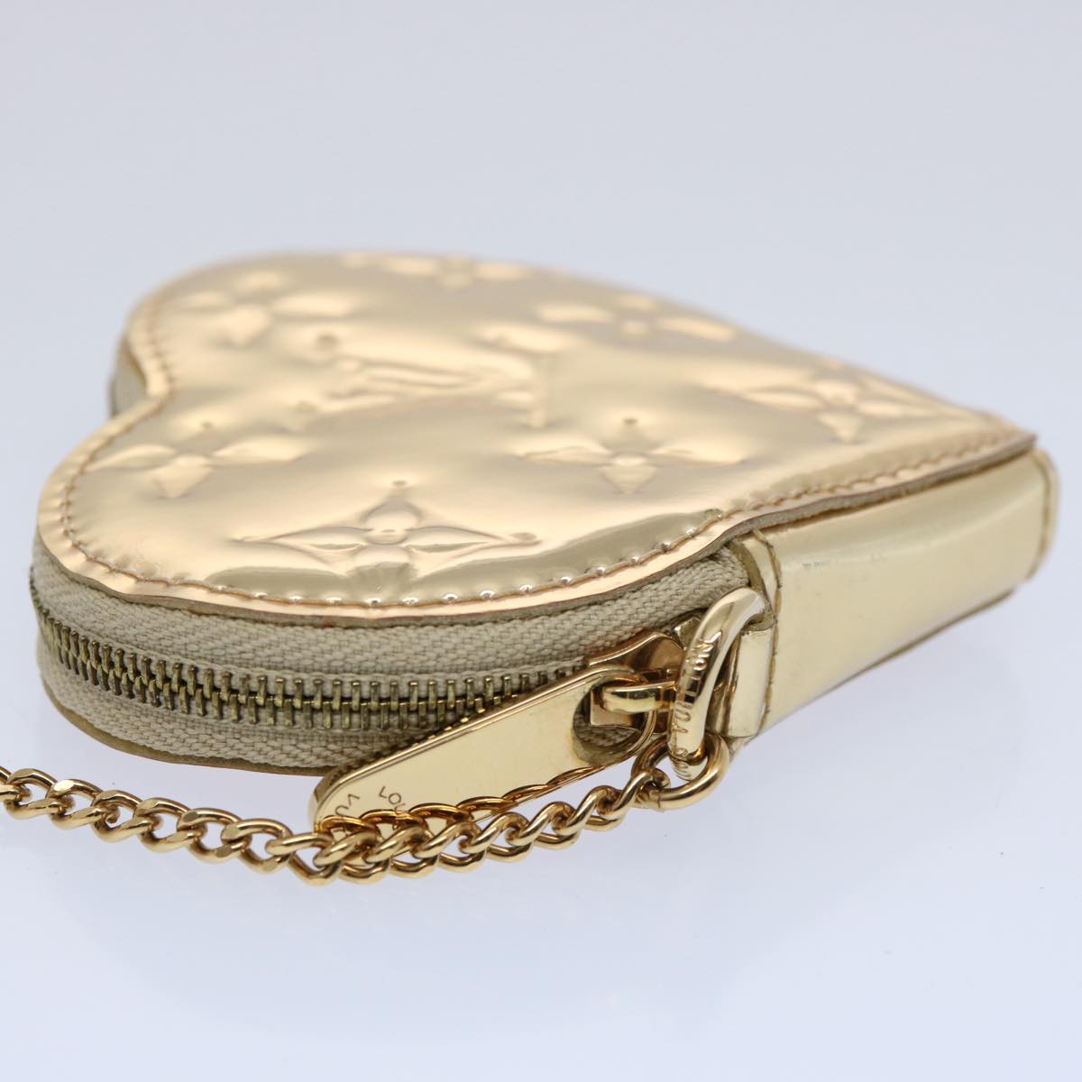 LOUIS VUITTON Monogram Miroir Porte Monnaie Coeur Purse Dore M93567 61747A