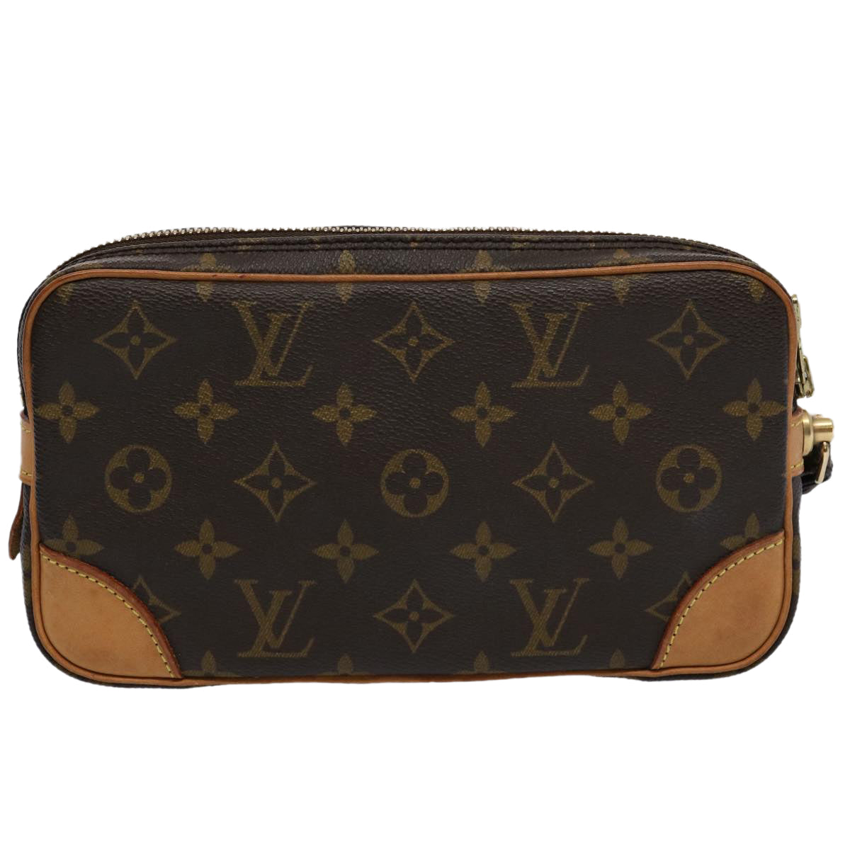 LOUIS VUITTON Monogram Marly Dragonne PM Clutch Bag M51827 LV 61751A