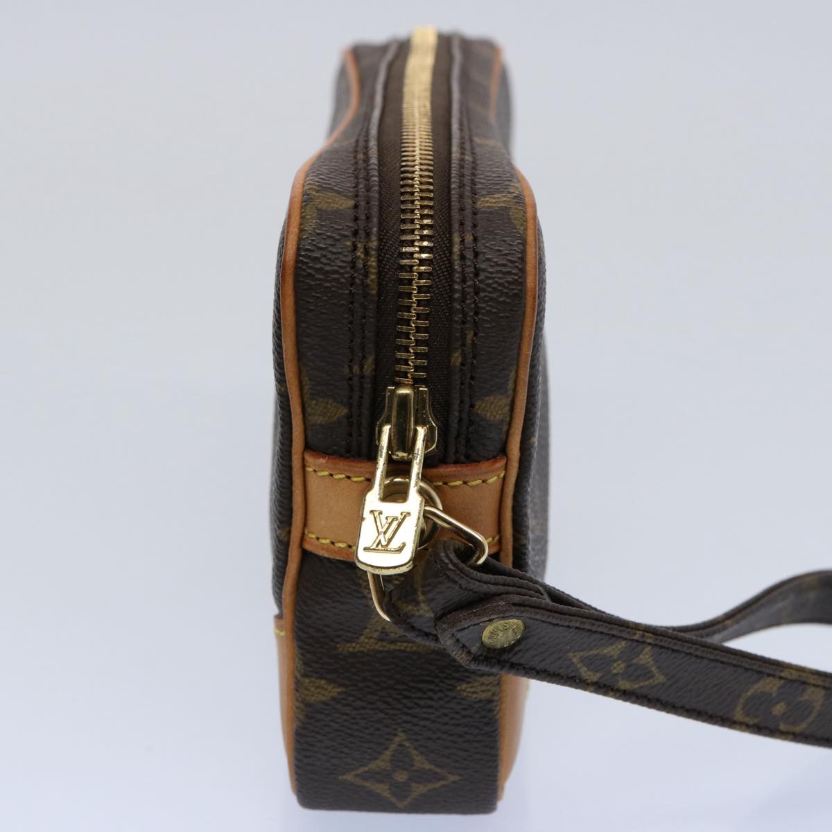 LOUIS VUITTON Monogram Marly Dragonne PM Clutch Bag M51827 LV 61751A