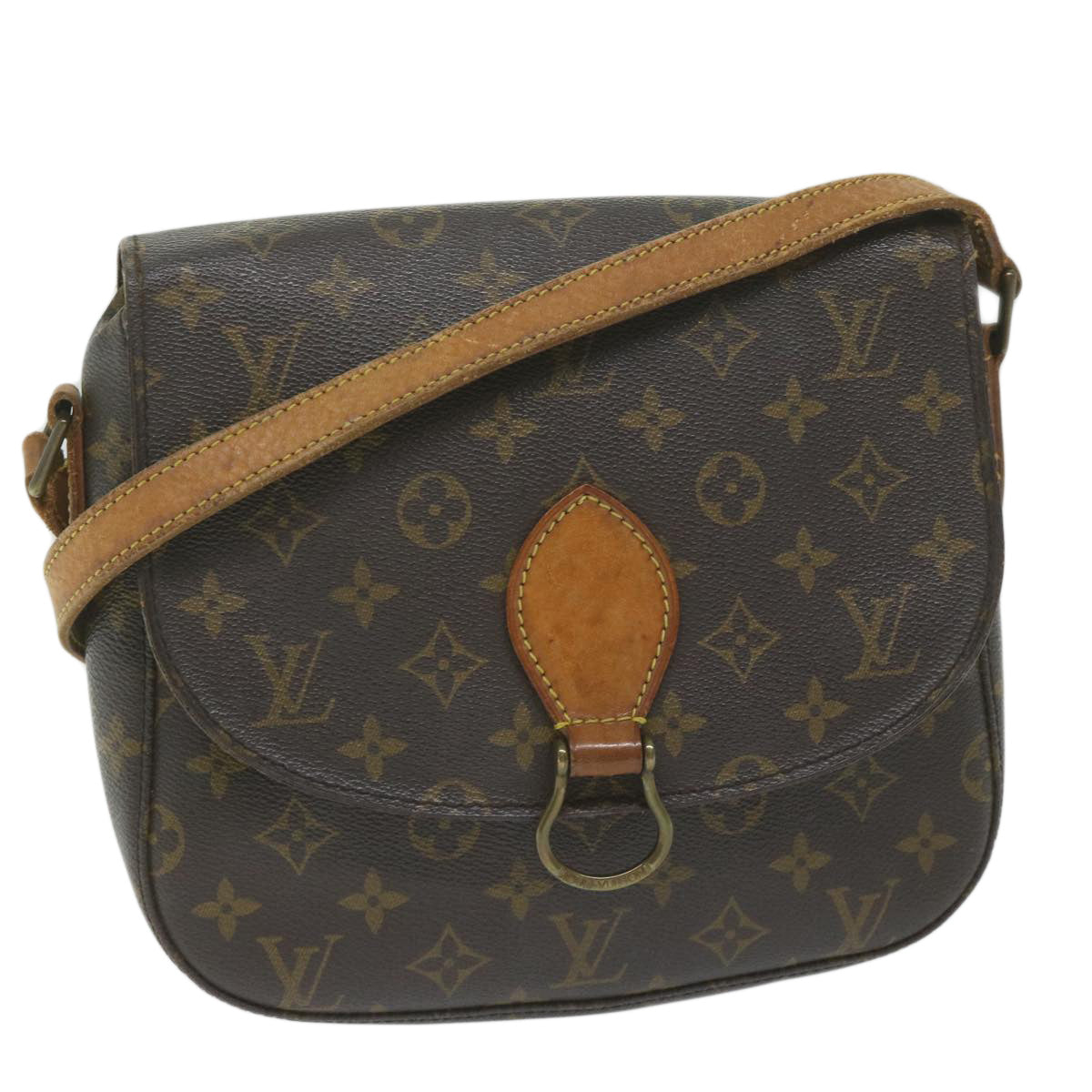 LOUIS VUITTON Monogram Saint Cloud GM Shoulder Bag M51242 LV 61767