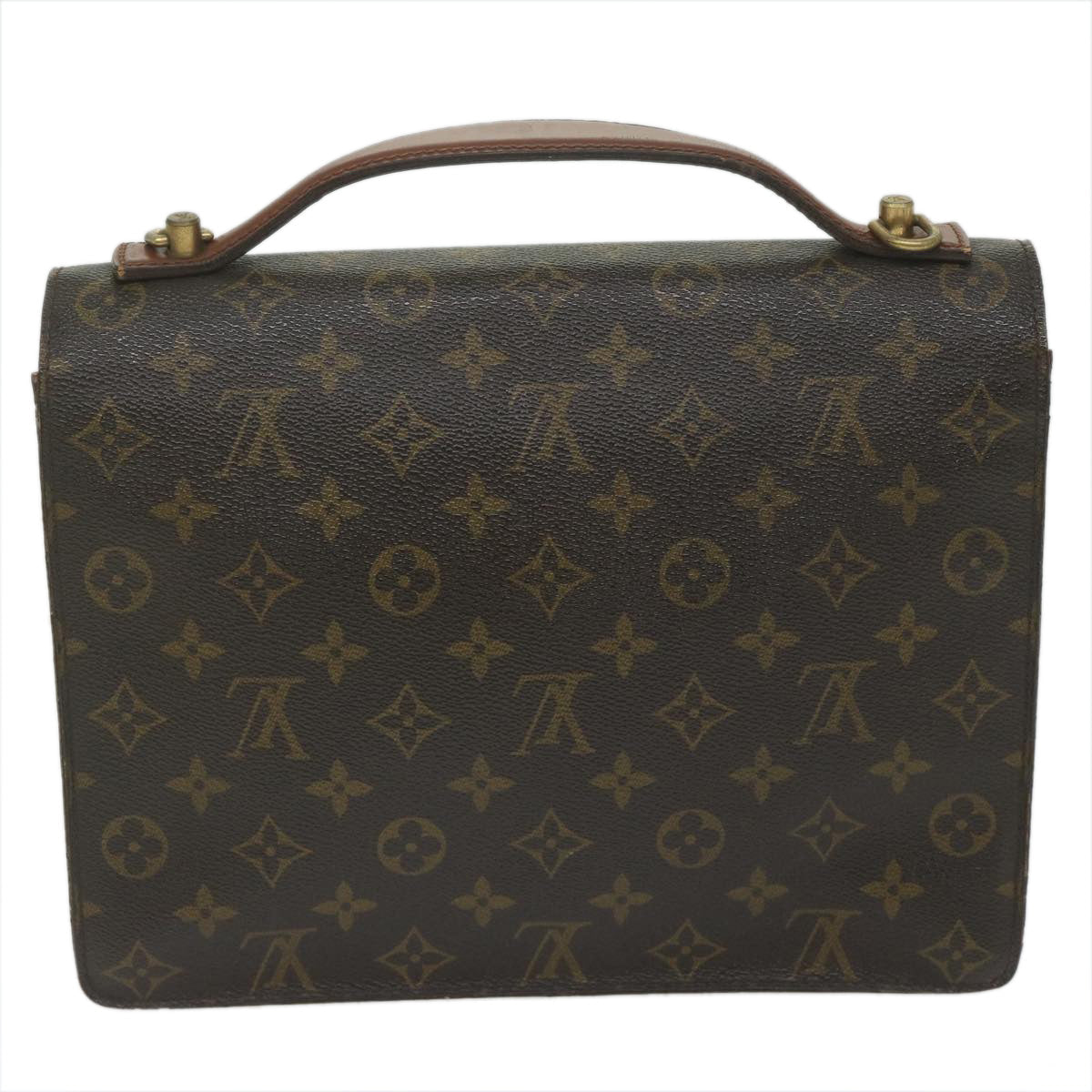 LOUIS VUITTON Monogram Monceau 28 Hand Bag 2way M51185 LV 61783