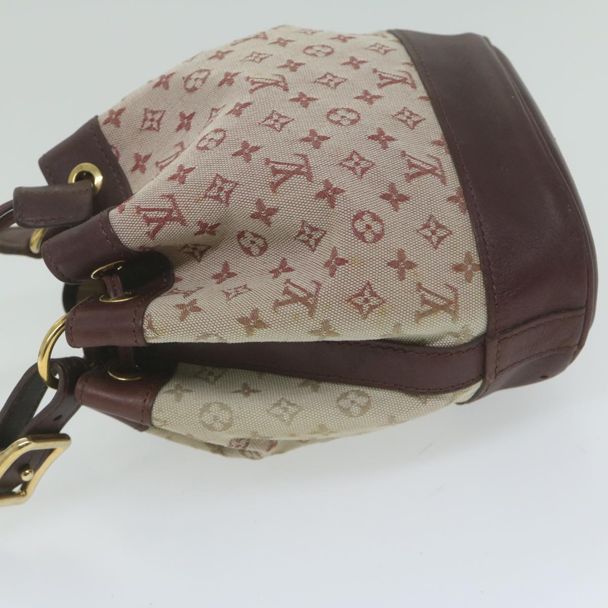 LOUIS VUITTON Monogram Mini Noelie Shoulder Bag Red M92686 LV 61794