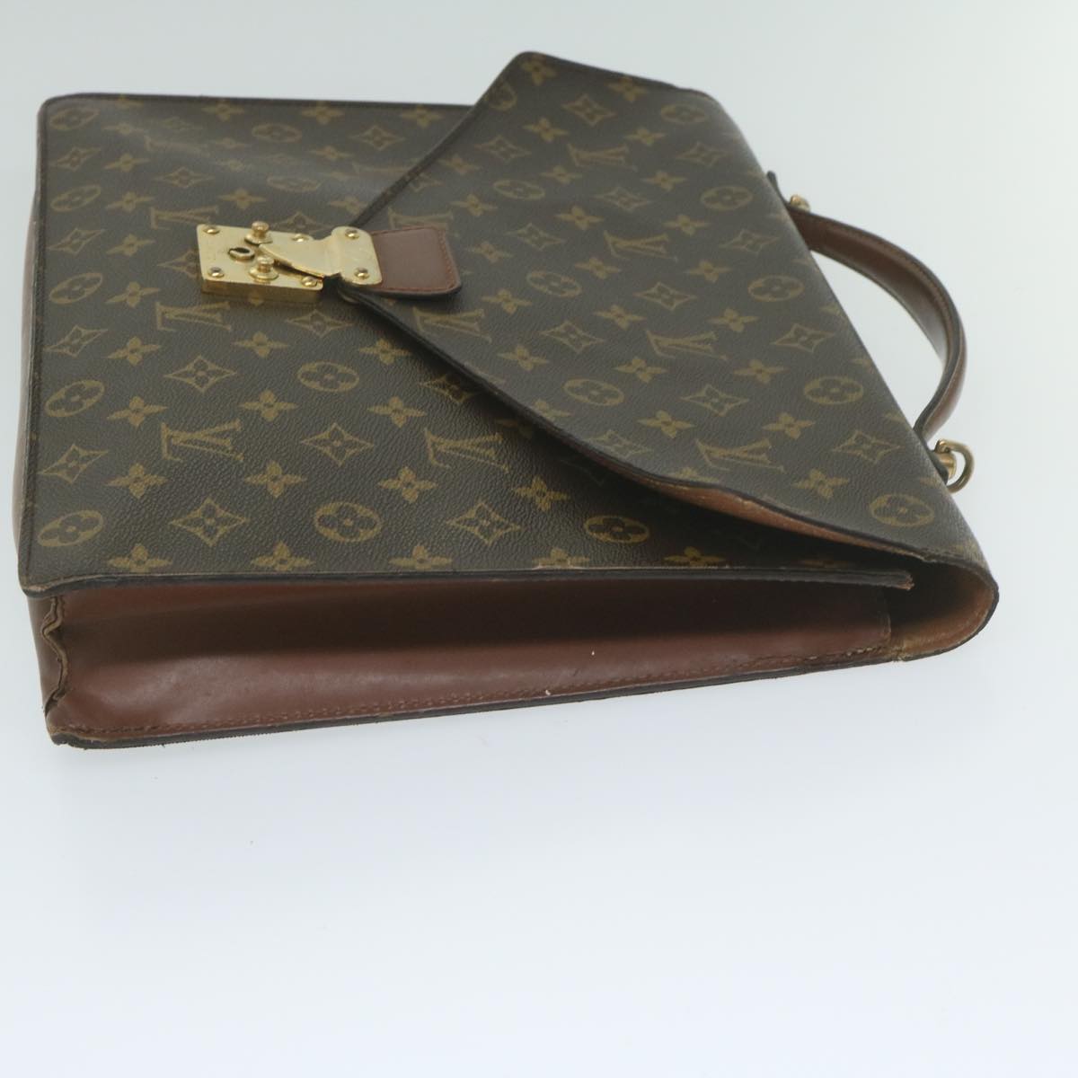 LOUIS VUITTON Monogram Porte Documents Bandouliere Bag M53338 LV 61808