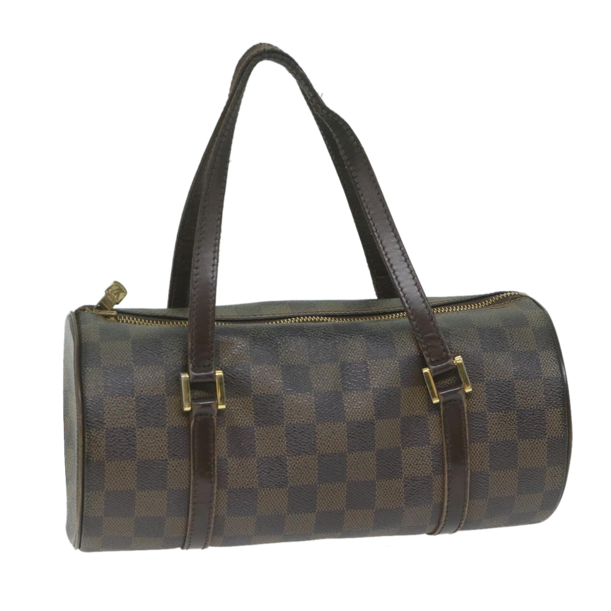 LOUIS VUITTON Damier Ebene Papillon 26 Hand Bag M51304 LV 61862