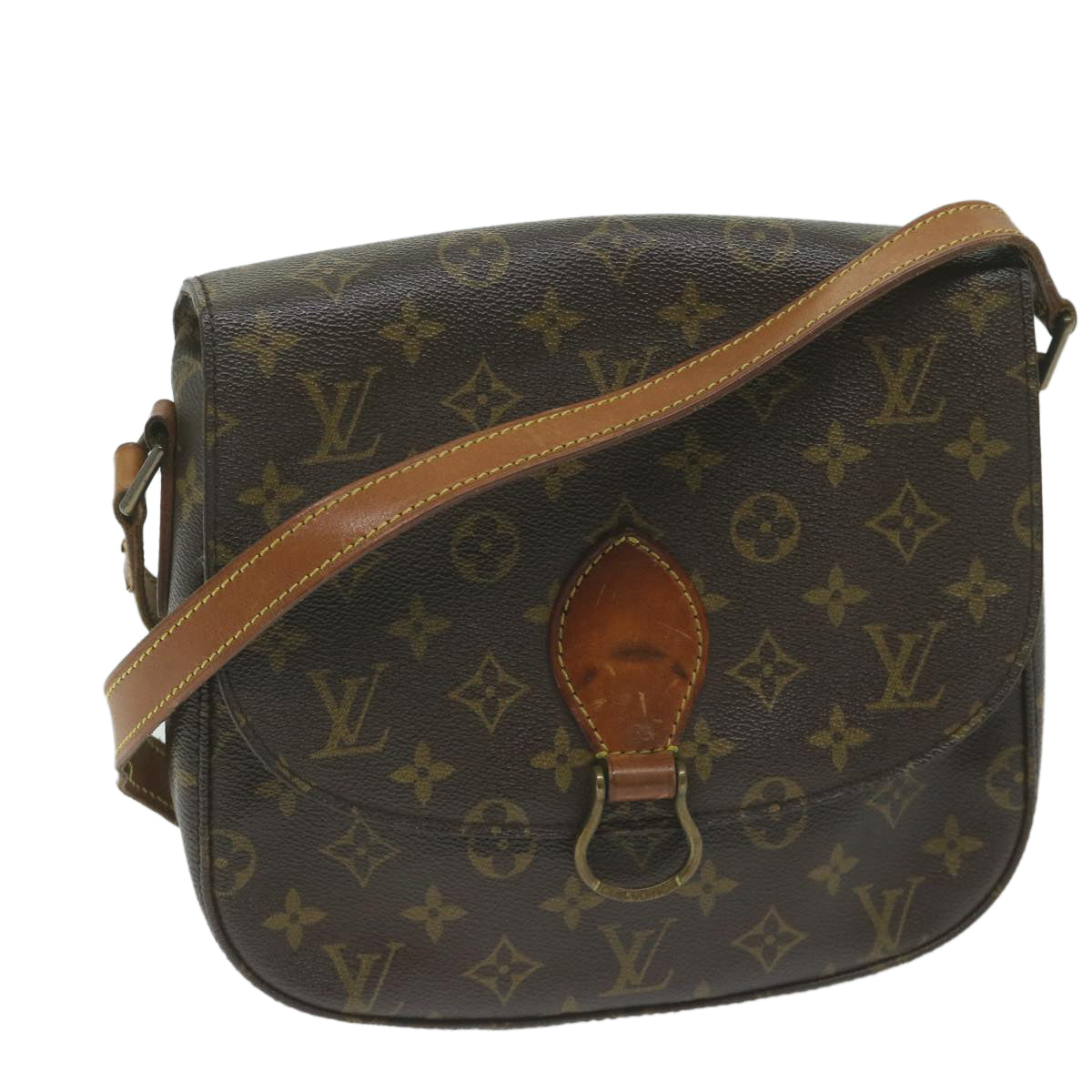 LOUIS VUITTON Monogram Saint Cloud GM Shoulder Bag M51242 LV 61864