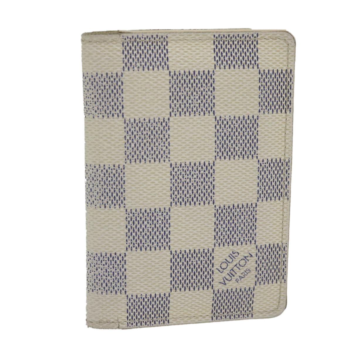LOUIS VUITTON Damier Azur Organizer Dupoch Card Case N61727 LV 61872