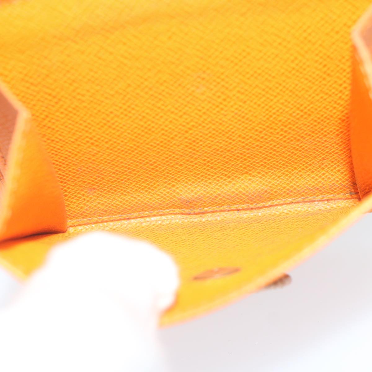 LOUIS VUITTON Epi Porte Billets Compact Bifold Wallet Mandarin M6355H 61922