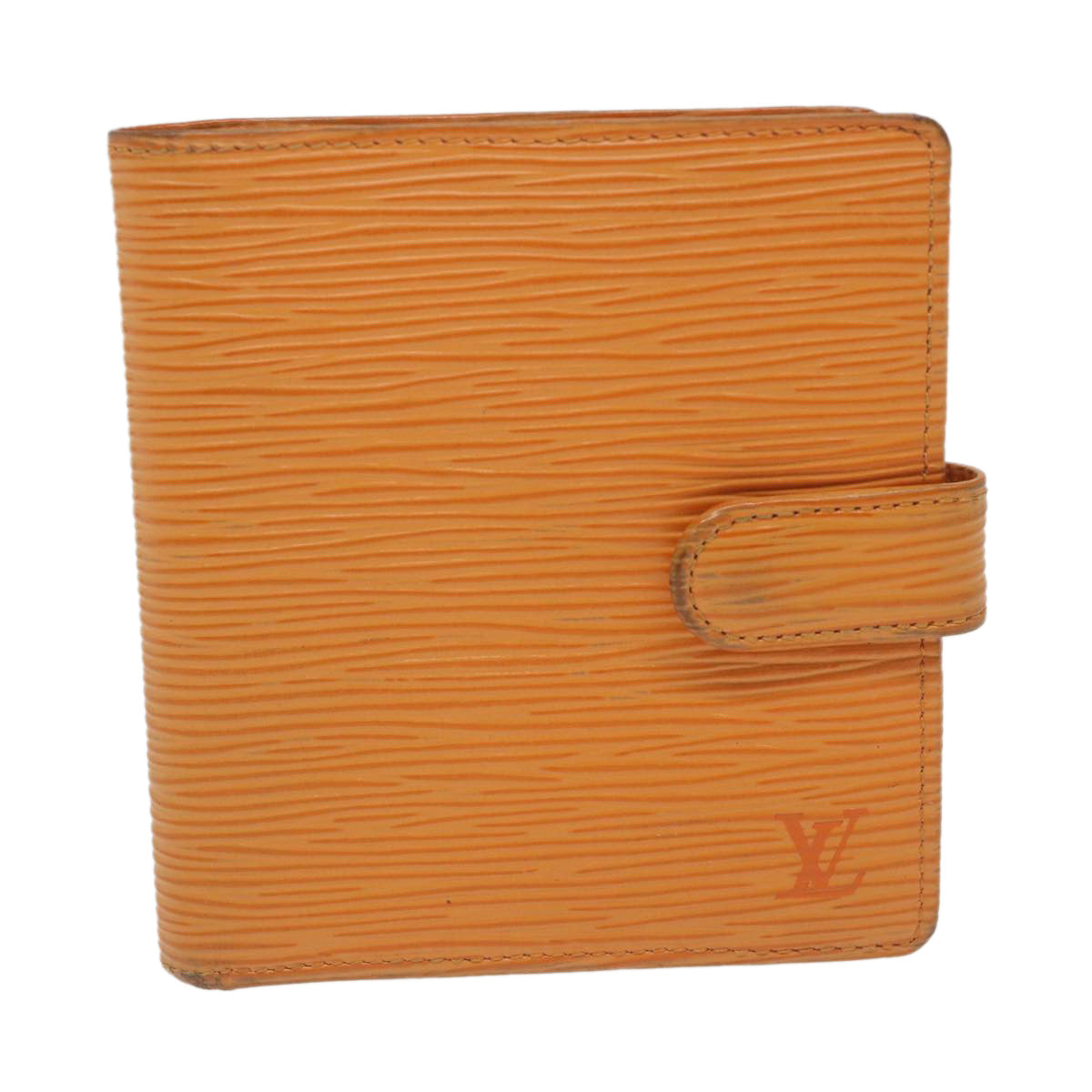 LOUIS VUITTON Epi Porte Billets Compact Bifold Wallet Mandarin M6355H 61922