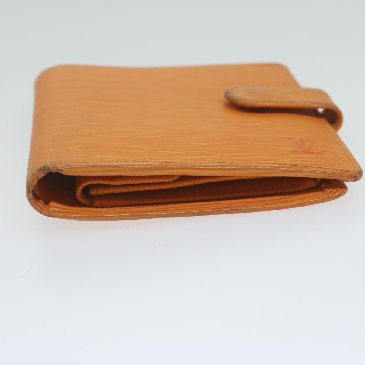 LOUIS VUITTON Epi Porte Billets Compact Bifold Wallet Mandarin M6355H 61922