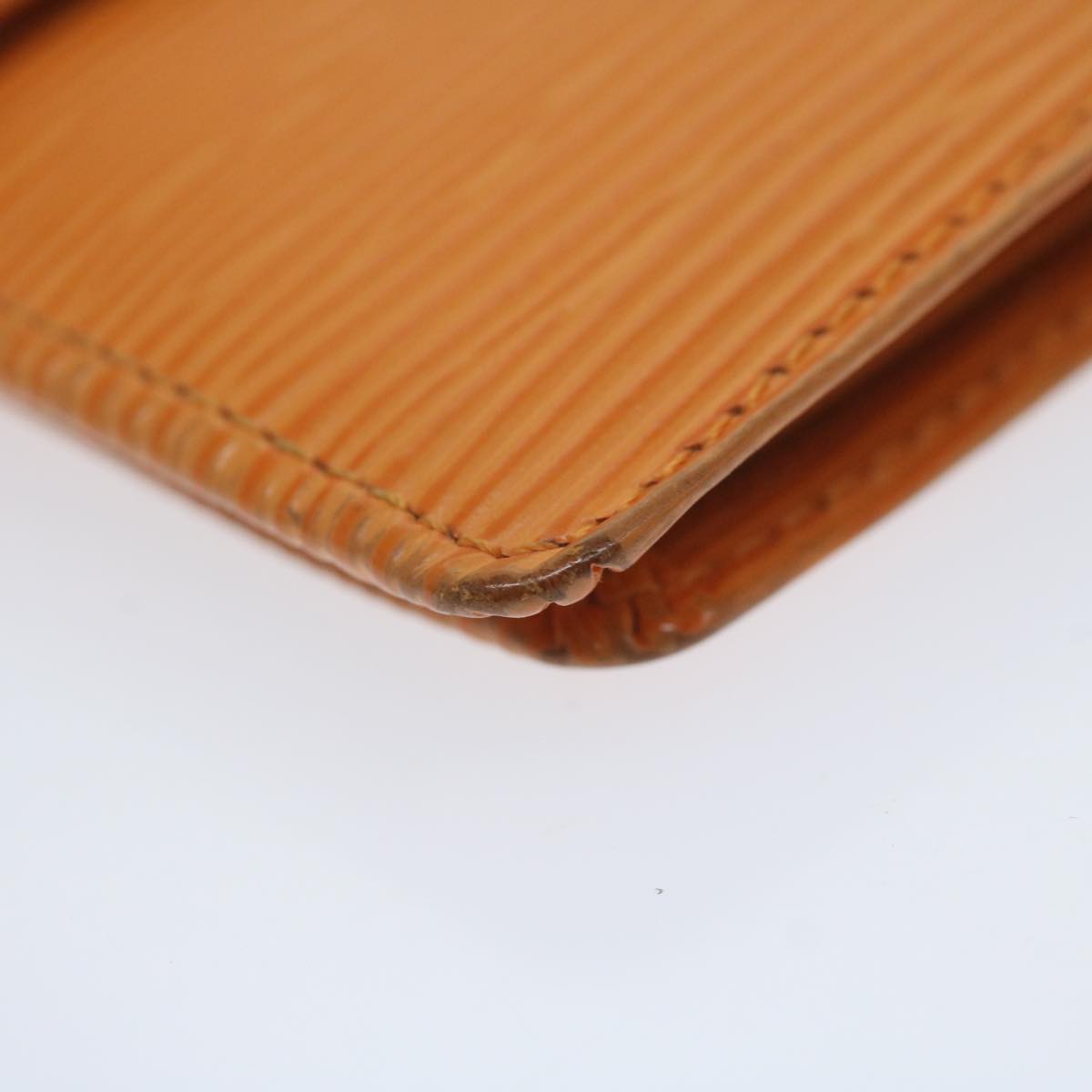 LOUIS VUITTON Epi Porte Billets Compact Bifold Wallet Mandarin M6355H 61922