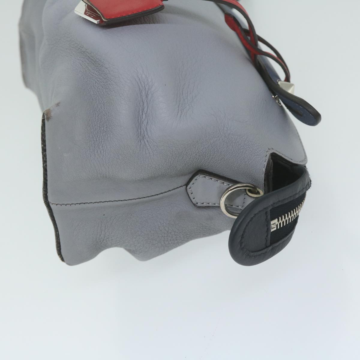 Luxury FendiBy The Way Shoulder Bag Leather Gray61939