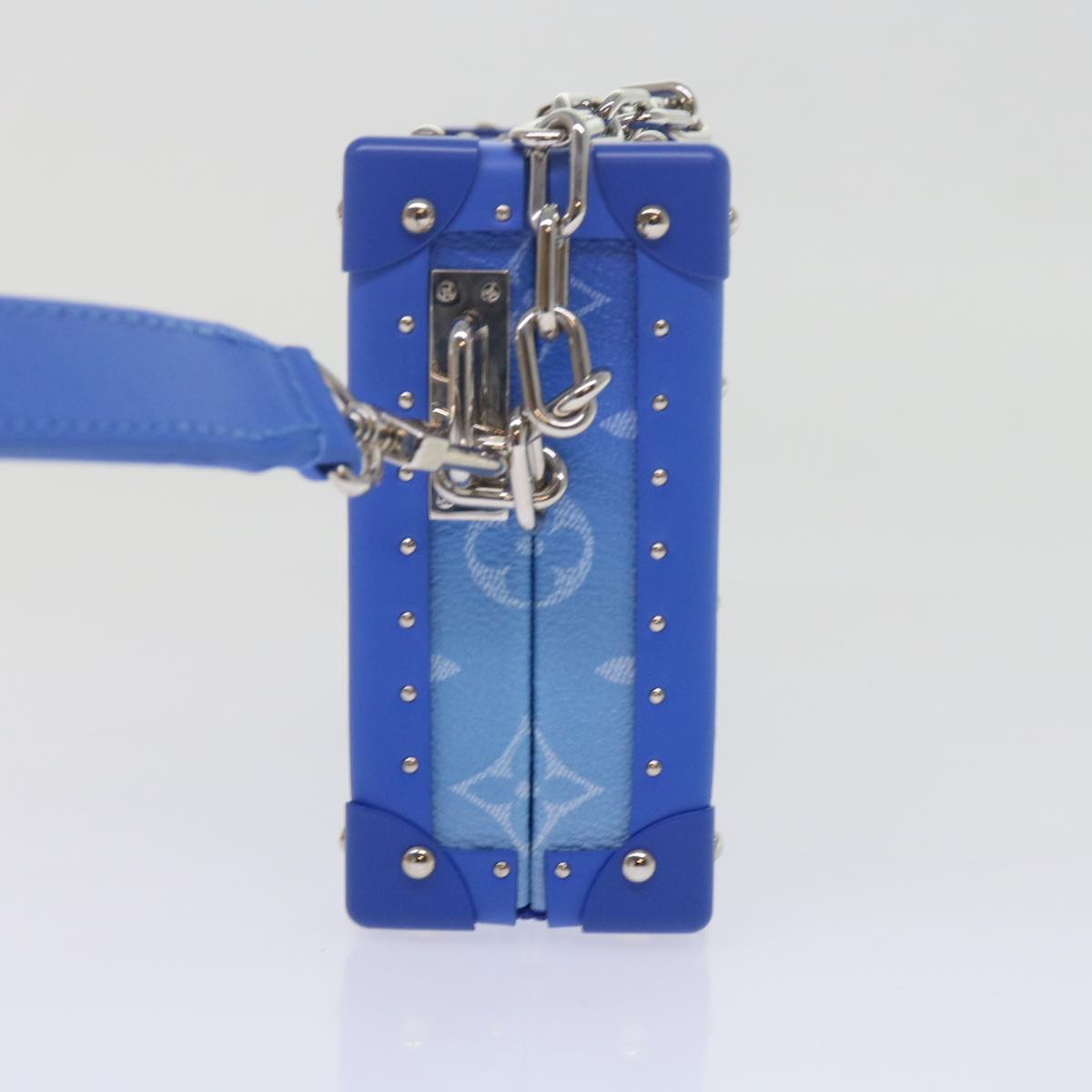 LOUIS VUITTON Monogram Clouds Wallet Trunk Clutch Bag Blue M20403 LV 61941S