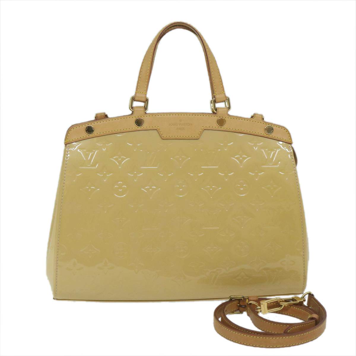 LOUIS VUITTON Monogram Vernis Blair MM Hand Bag Rose Angelique M90068 61953