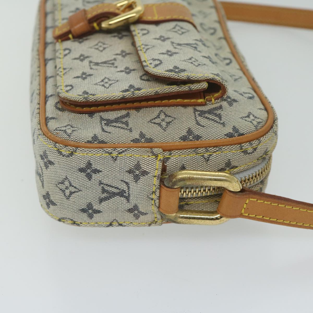 LOUIS VUITTON Monogram Mini Juliet MM Shoulder Bag Blue M92004 LV 61979