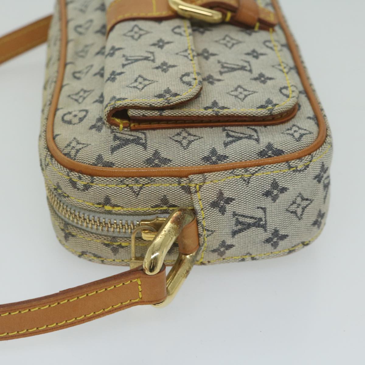 LOUIS VUITTON Monogram Mini Juliet MM Shoulder Bag Blue M92004 LV 61979