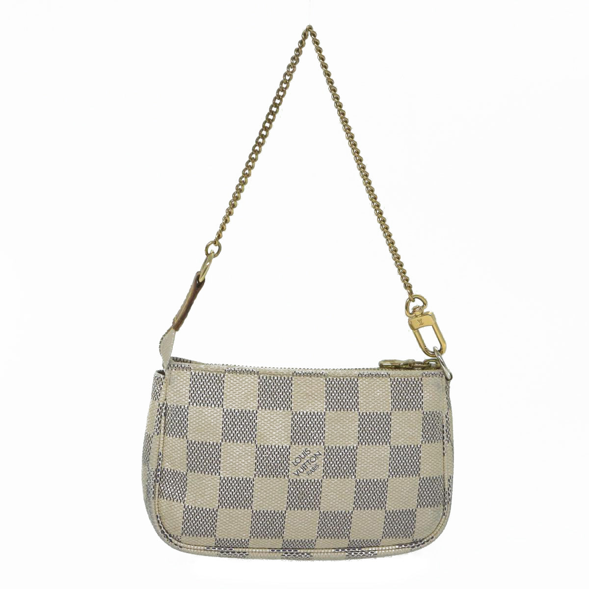 LOUIS VUITTON Damier Azur Mini Pochette Accessoires Pouch N58010 LV 61985