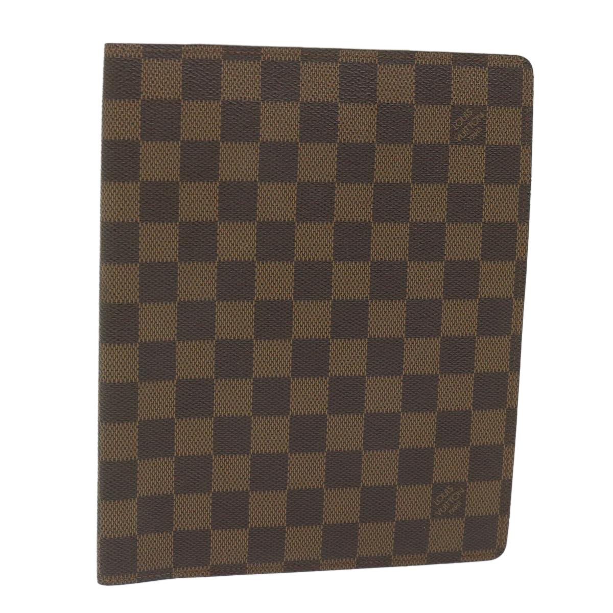 LOUIS VUITTON Damier Ebene Agenda Bureau Day Planner Cover R21065 LV 61989