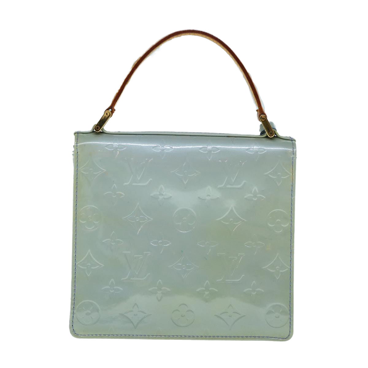 LOUIS VUITTON Monogram Vernis Spring Street Hand Bag Lavande M91216 61998