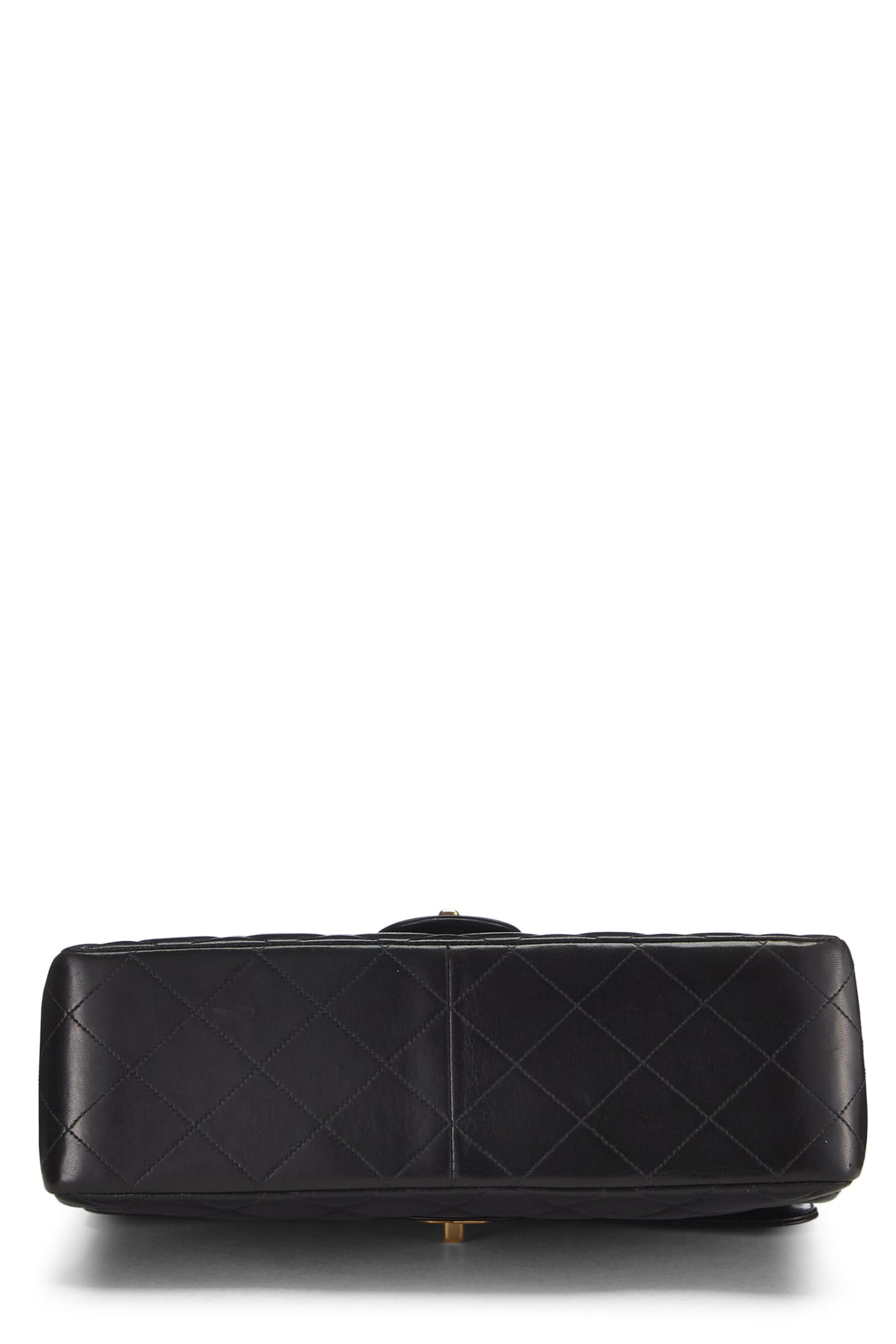 Chanel,  Black Quilted Lambskin Double Sided Classic Flap Jumbo, Black