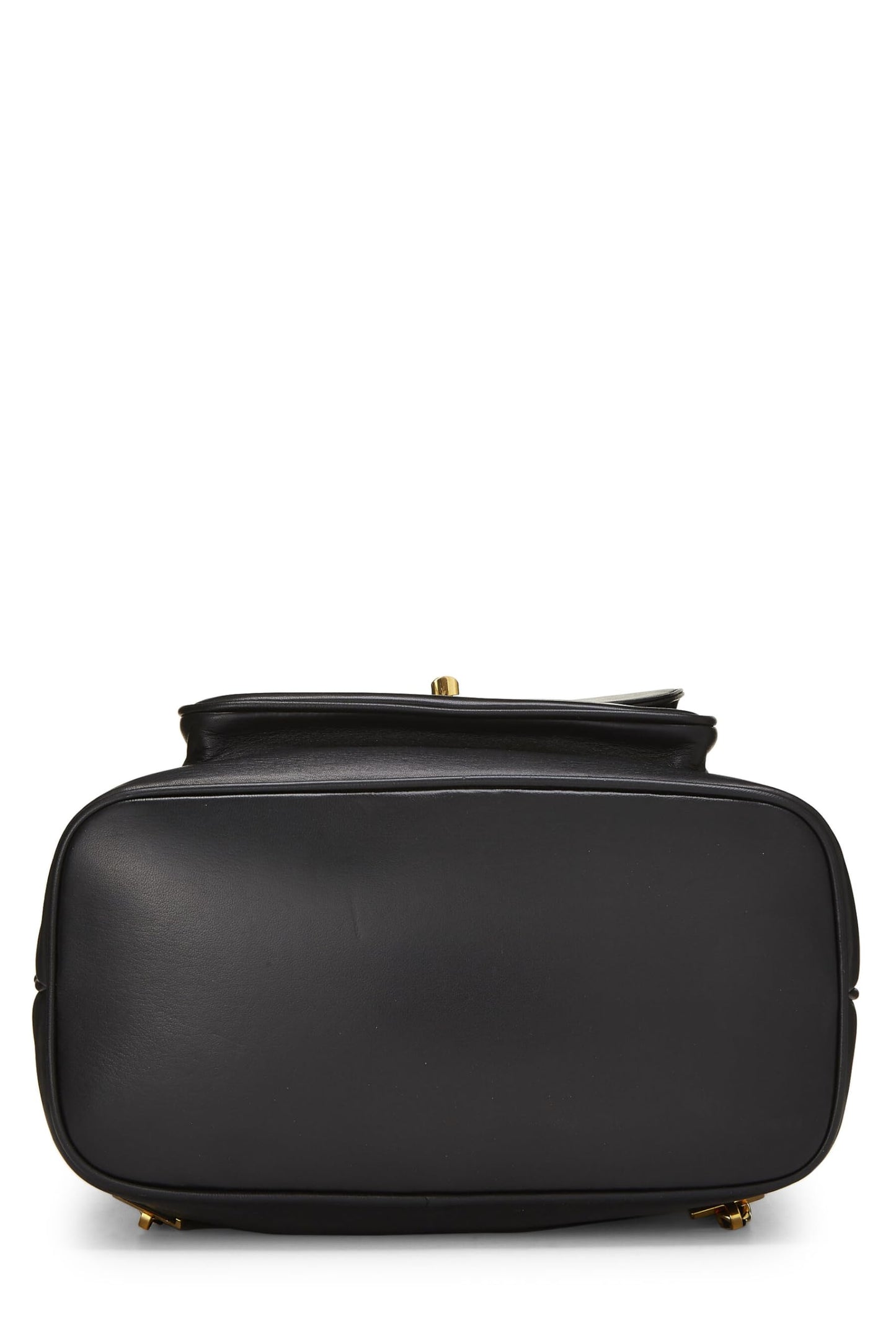 Chanel,  Black Quilted Lambskin Backpack Large, Black