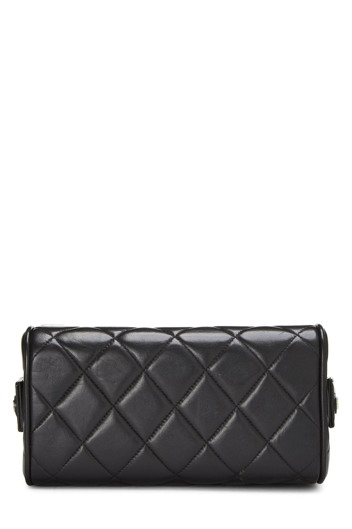 Chanel,  Black Quilted Lambskin Box Bag, Black