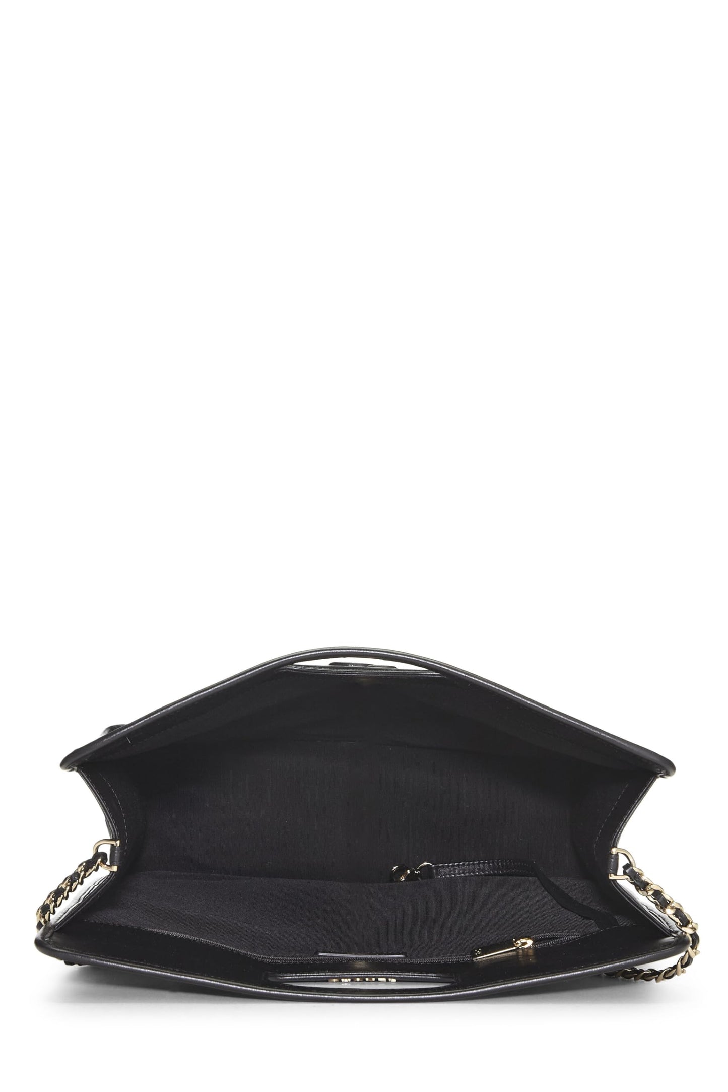Chanel,  Black Calfskin Charms Shopping Bag Large, Black