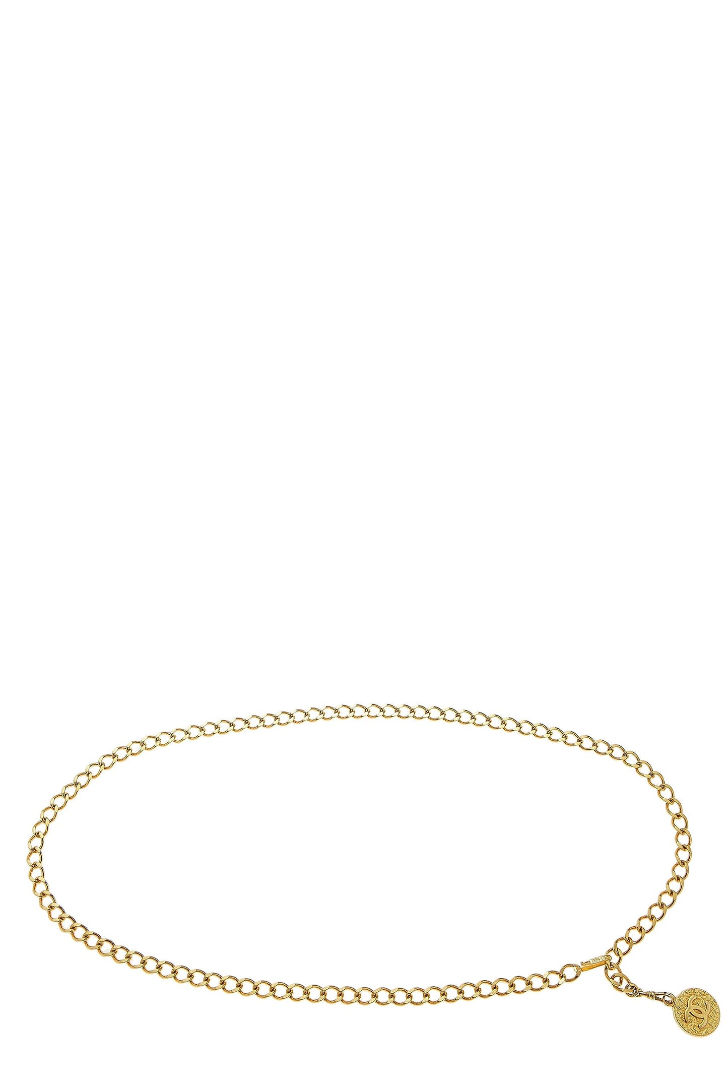 Chanel,  Gold 'CC' Chain Belt, Gold