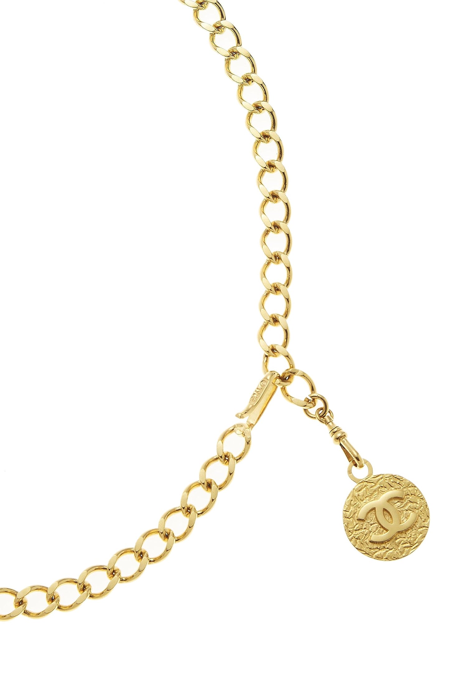 Chanel,  Gold 'CC' Chain Belt, Gold