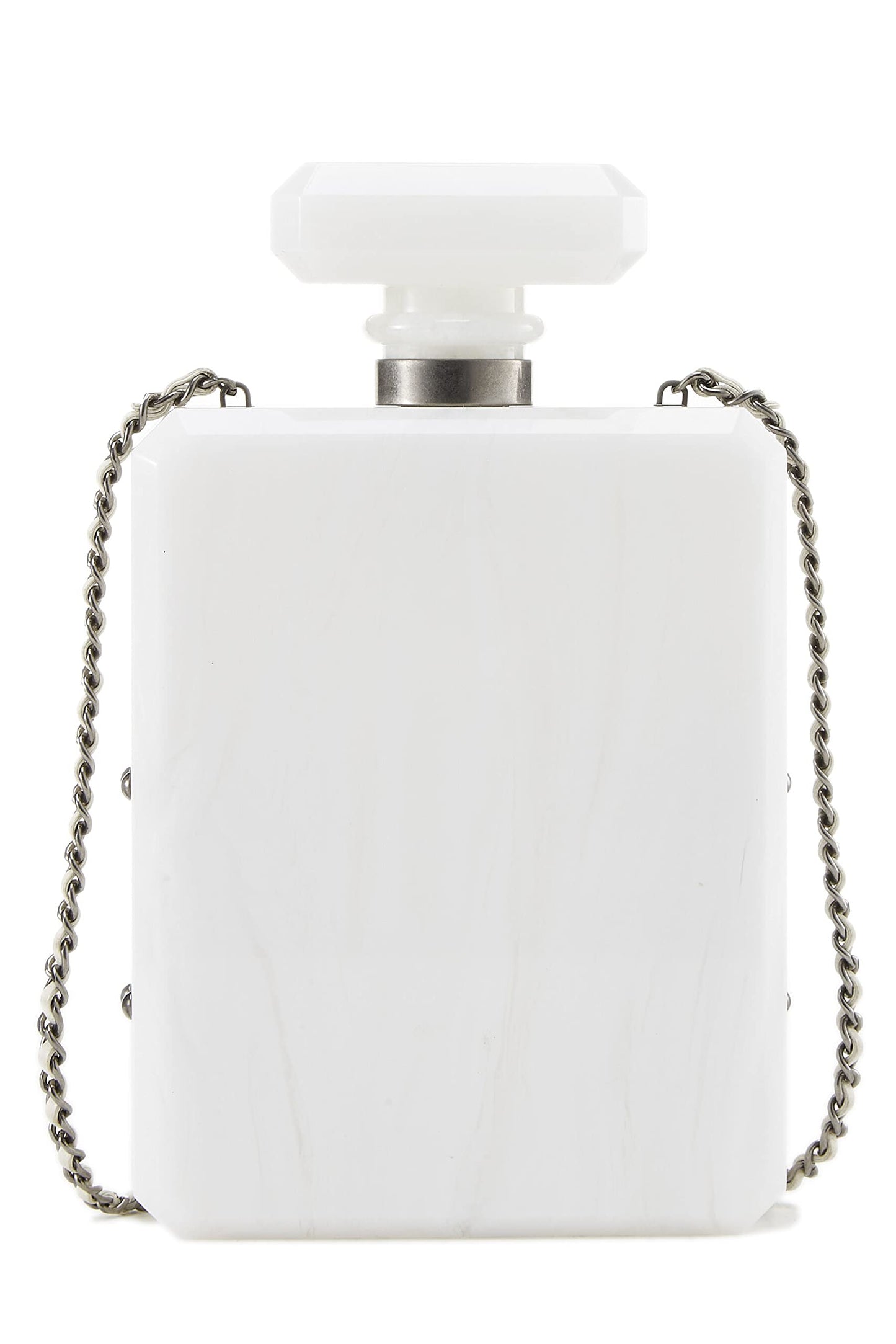 Chanel,  White Acrylic Perfume Minaudière, White