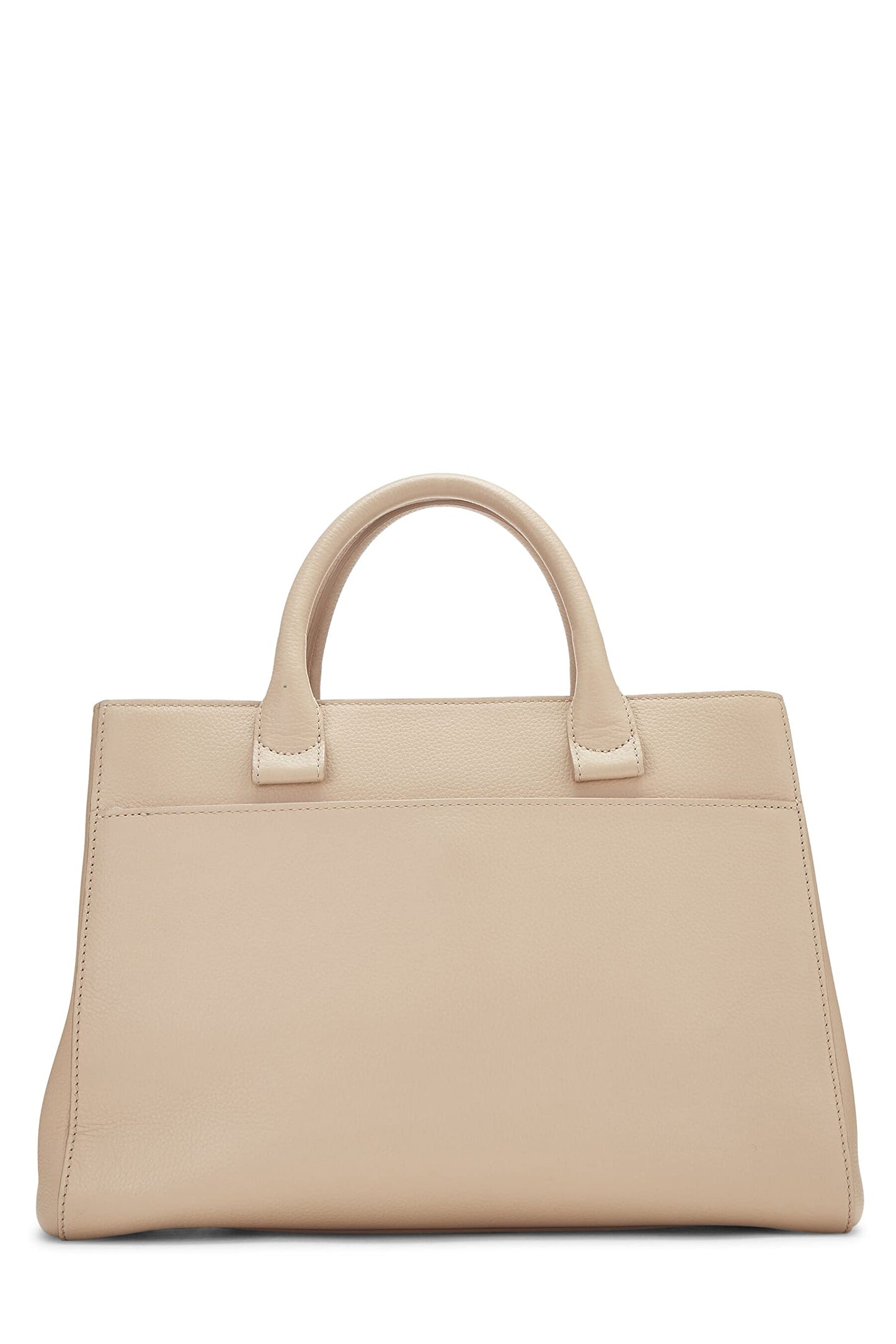 Chanel,  Beige Leather Neo Executive Shopping Tote, Beige