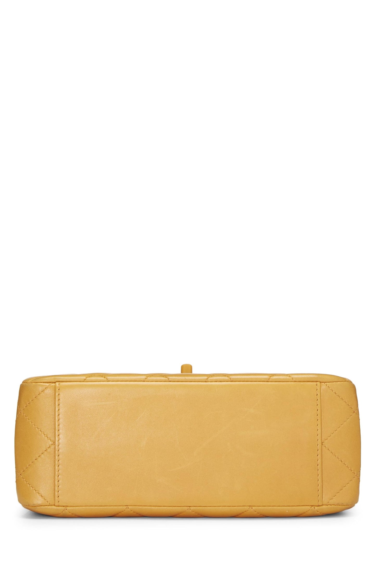 Chanel,  Orange Quilted Lambskin Envelope Flap Shoulder Bag, Orange