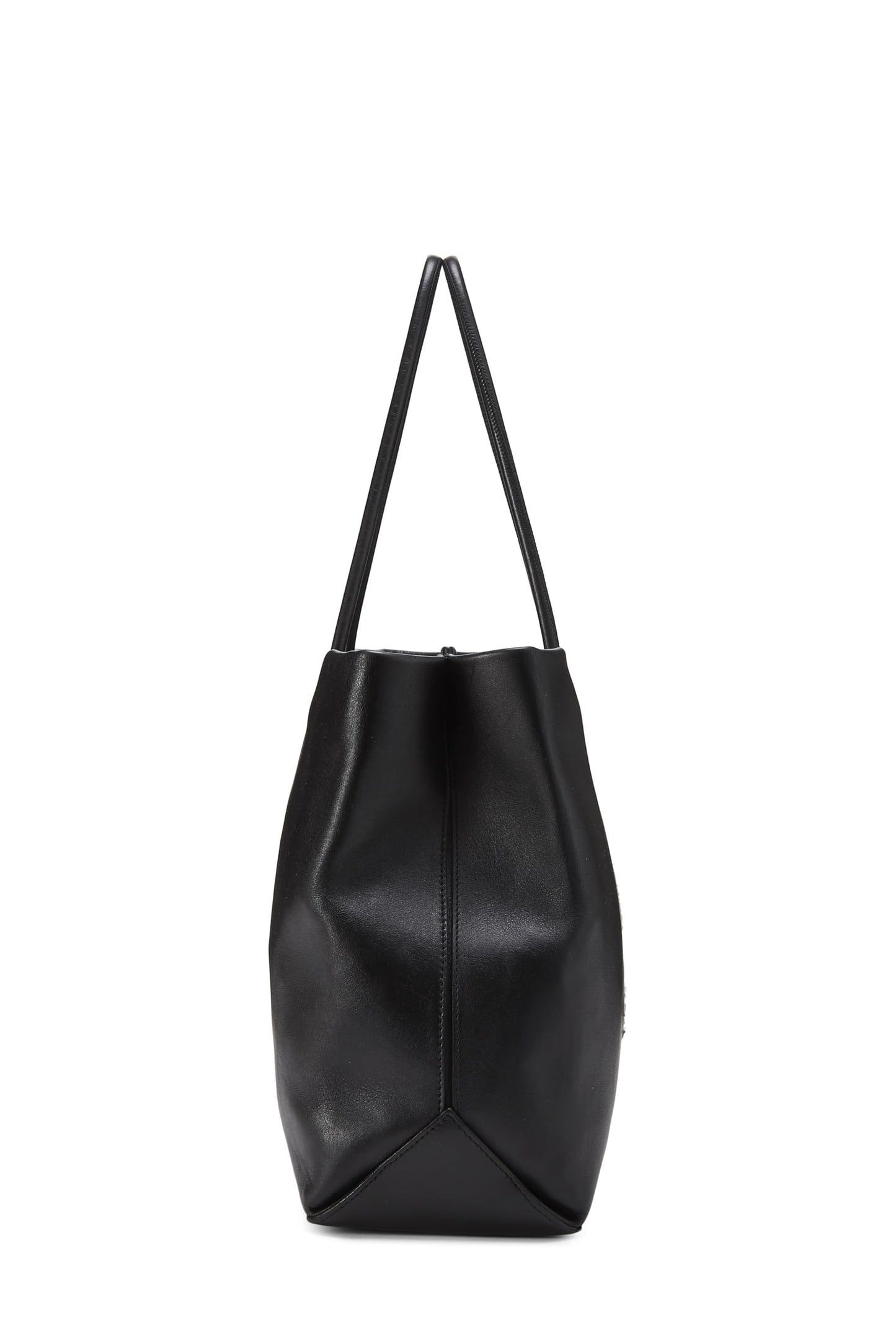 Chanel,  Black Leather Essential Rue Cambon Shopping Tote Medium, Black