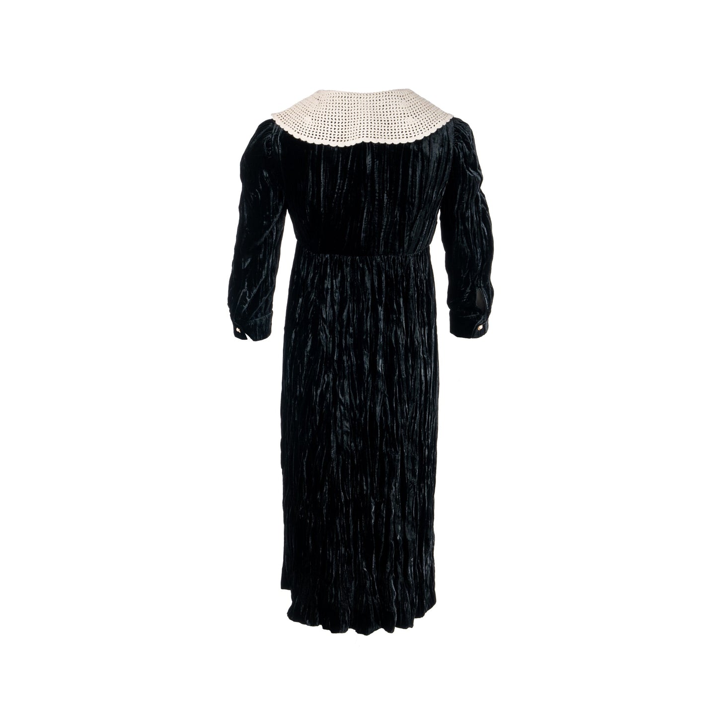 Miu miu size 36 Velvet cardigan dress virgin wool black/white