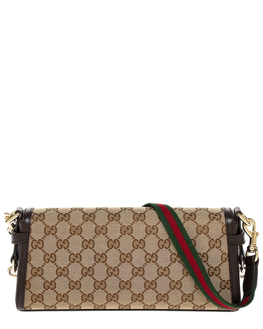 Luxury Gucci Trending 2025 Luce Small Canvas & Leather Shoulder Bag