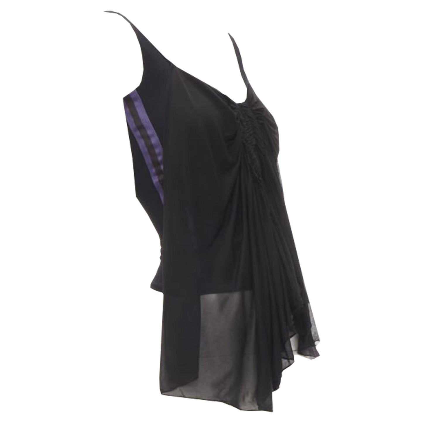 Gucci Tom Ford ruched draped web tank