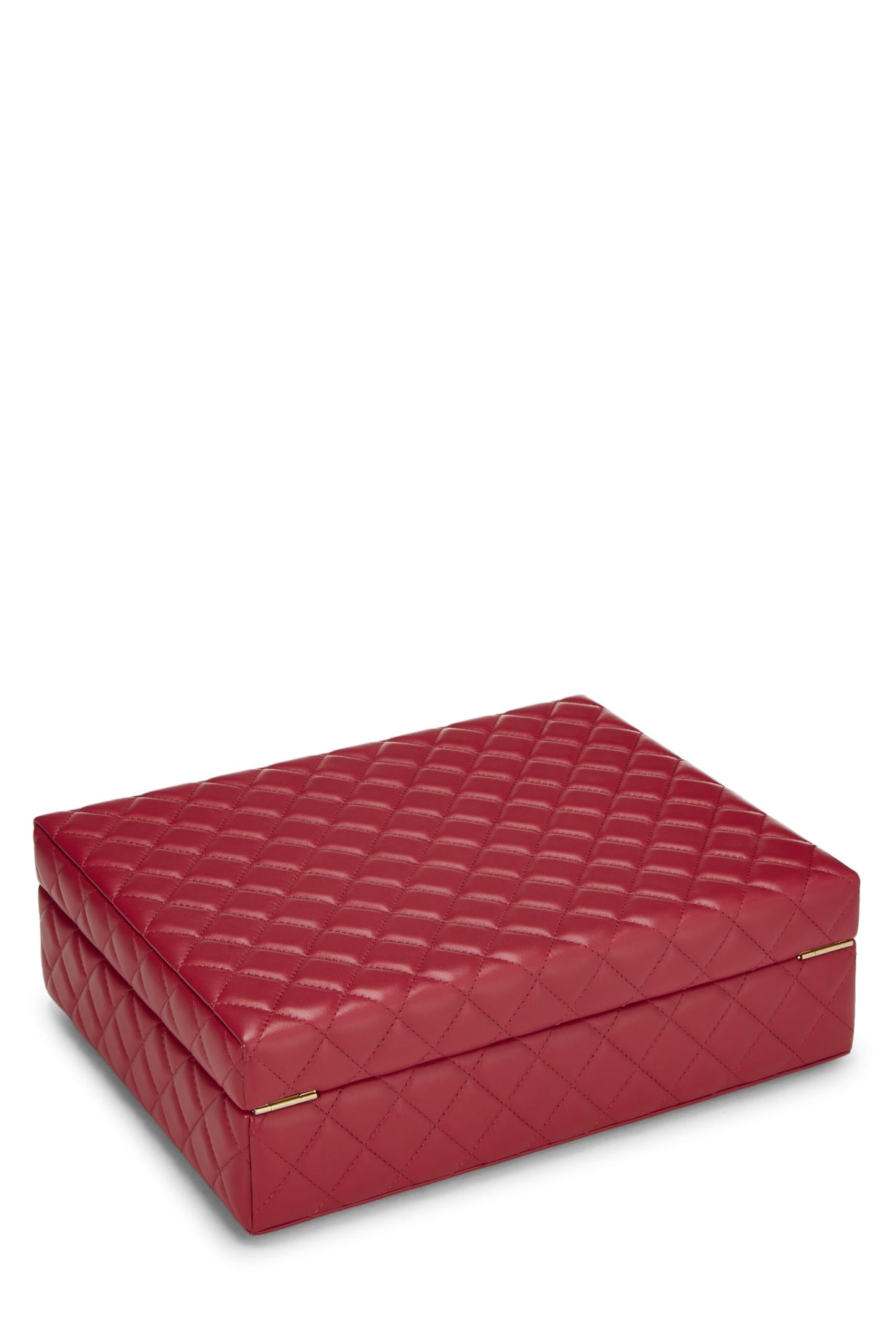 Chanel,  Red Quilted Lambskin Success Story Box, Pink