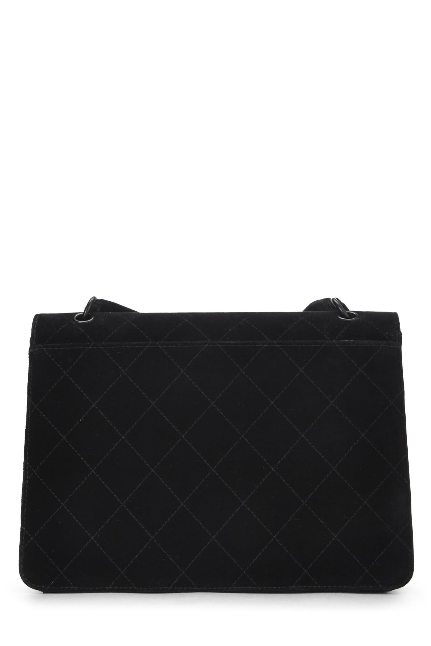 Chanel,  Black Velour Shoulder Bag, Black