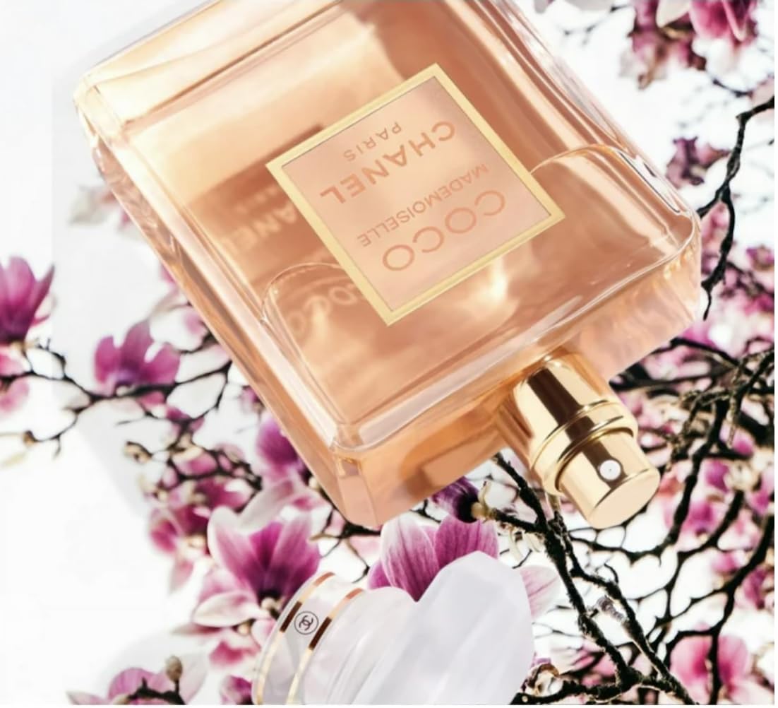 Luxury Chanel Coco Mademoiselle Eau de Parfum Spray for Women, 3.4 Fluid Ounce