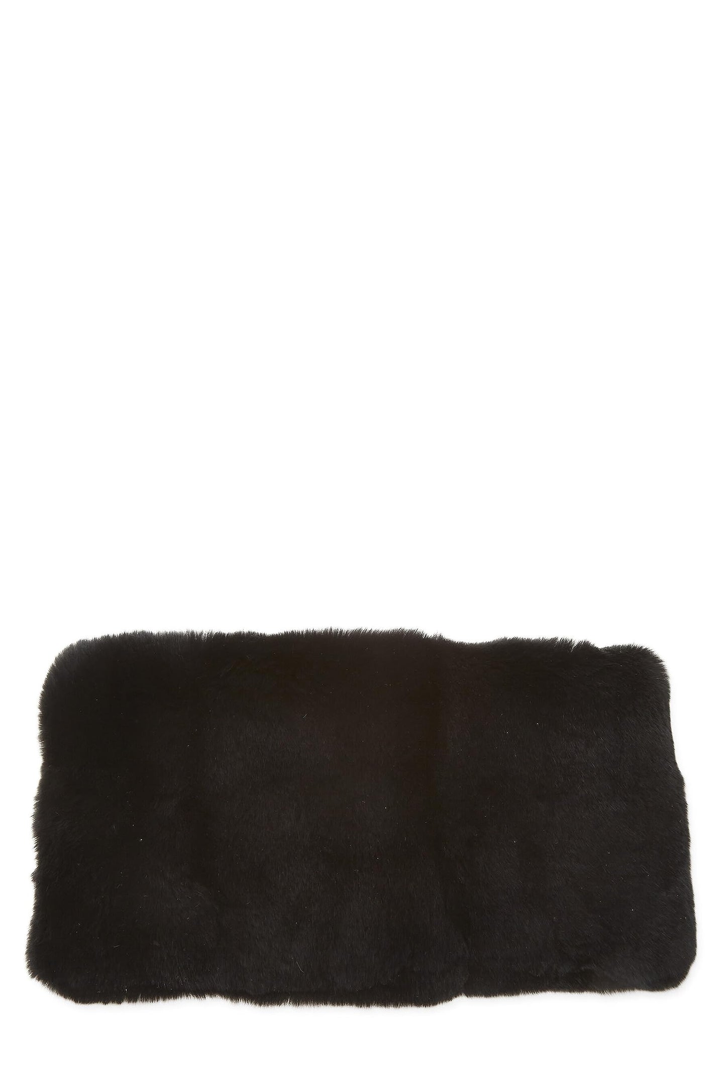 Chanel,  Black Fur 'CC' Muffler, Black