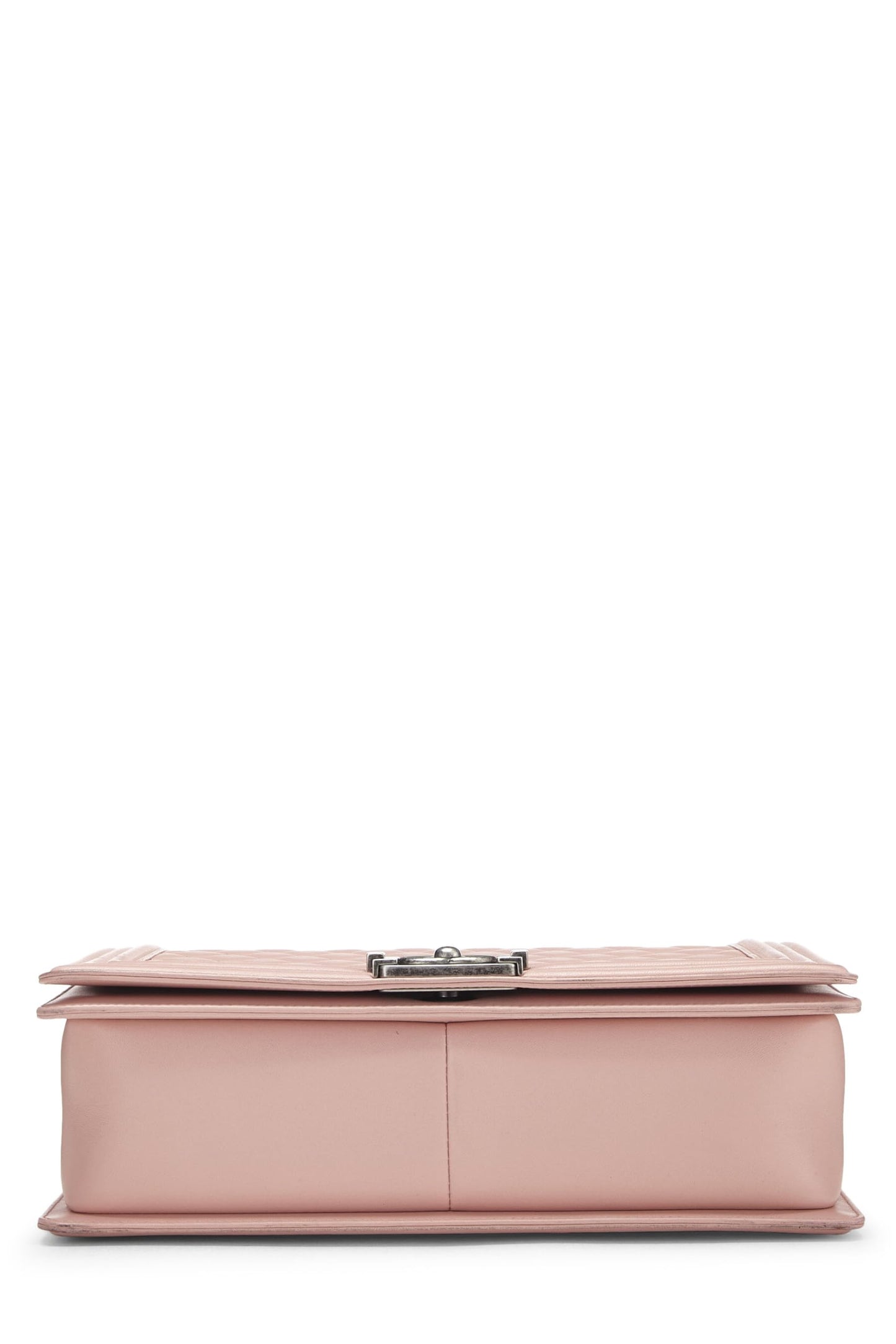 Chanel,  Pink Quilted Calfskin Boy Bag Large, Pink