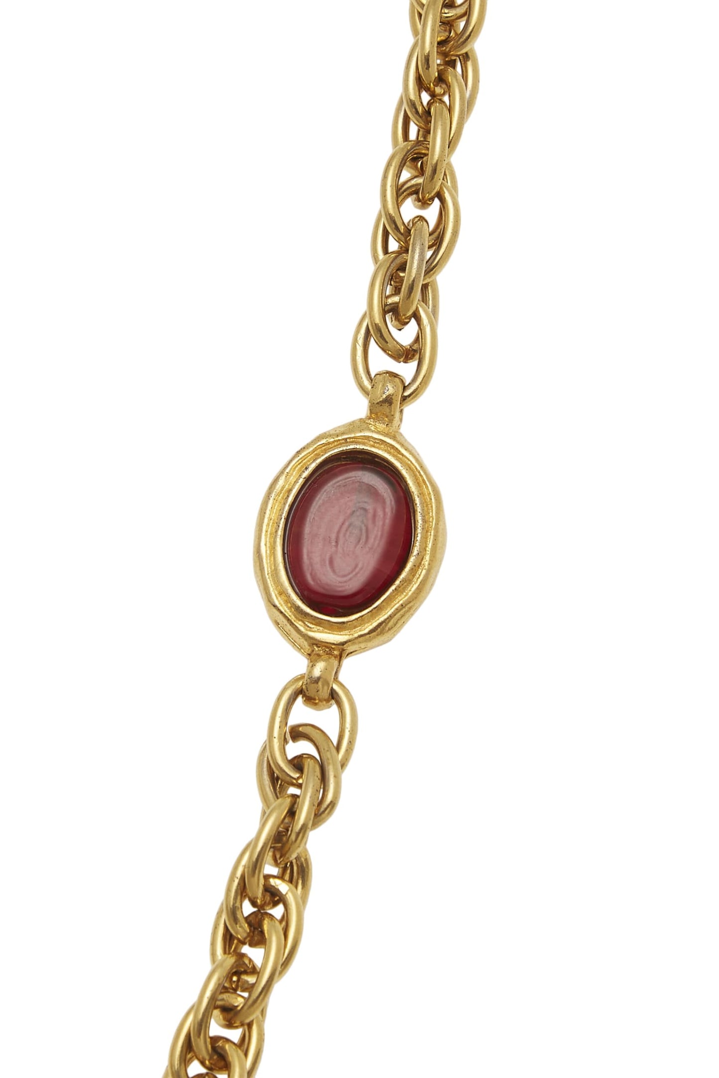 Chanel,  Multicolor & Gold Gripoix Necklace Long, Multi