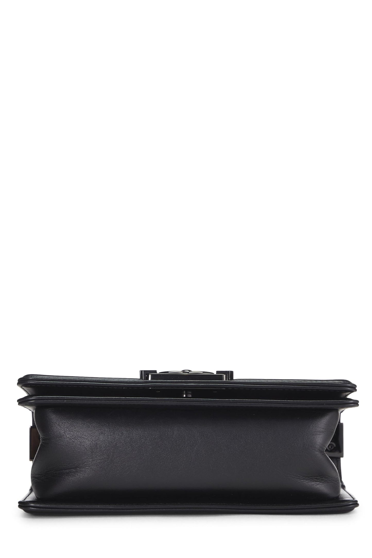 Chanel,  Black Chevron Lambskin Boy Bag Small, Black