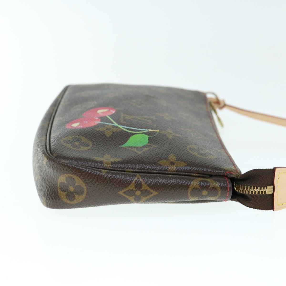 LOUIS VUITTON Monogram Cherry Pochette Accessoires Pouch M95008 LV 62001A