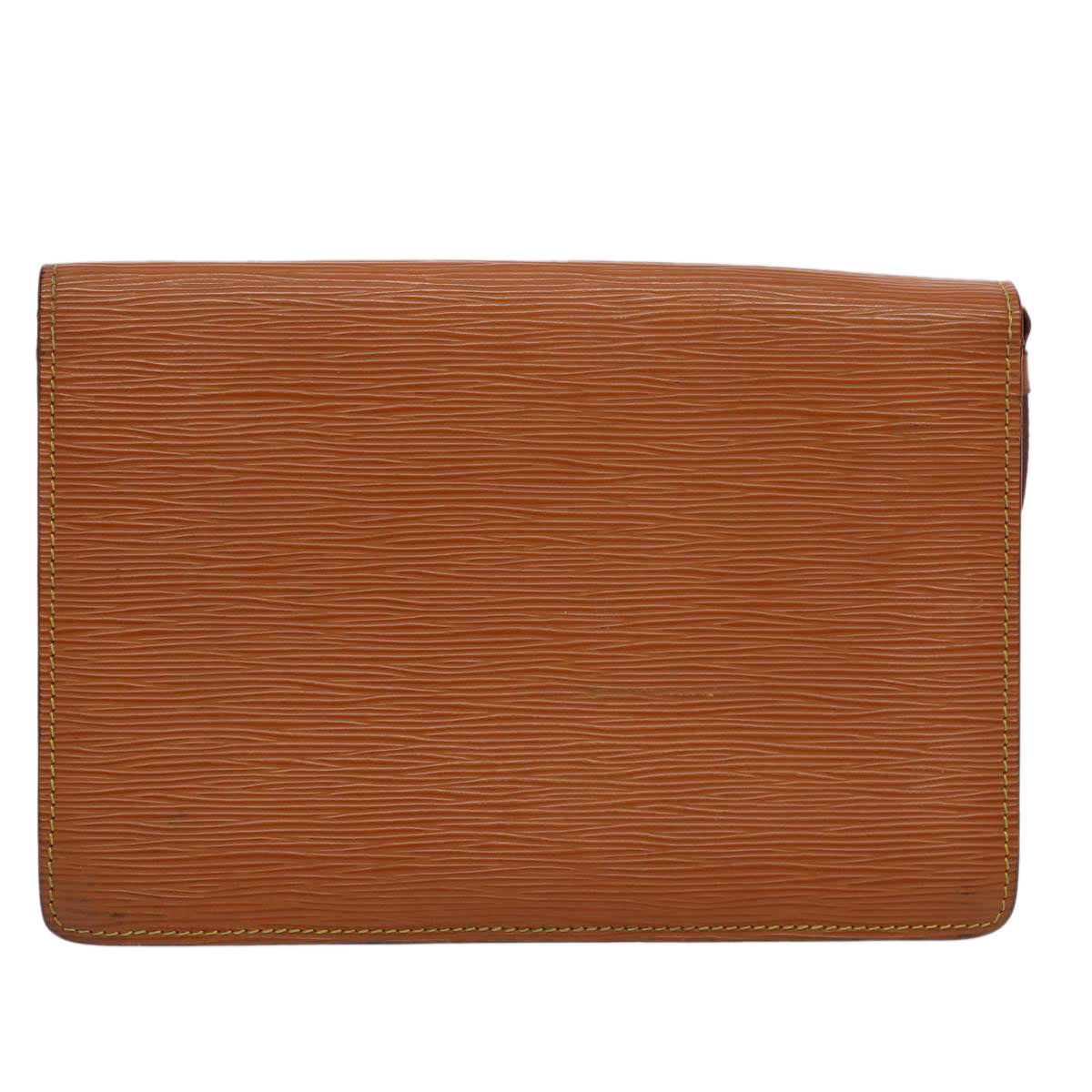LOUIS VUITTON Epi Serie Dragonne Hand Bag Brown M52618 LV 62007