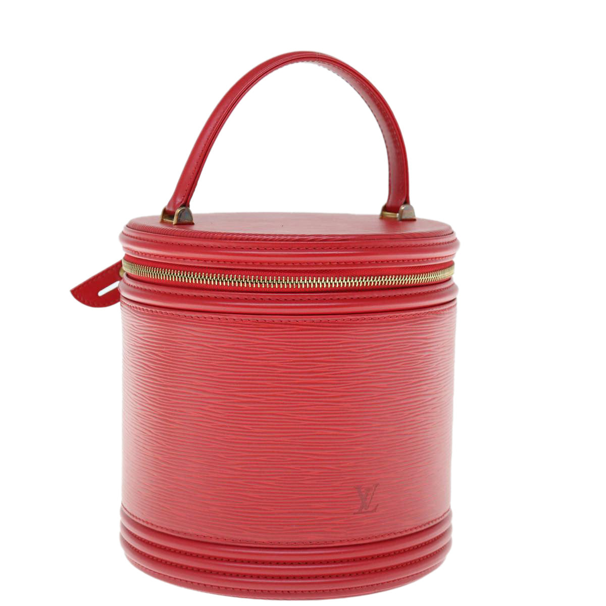 LOUIS VUITTON Epi Cannes Hand Bag Red M48037 LV 62034